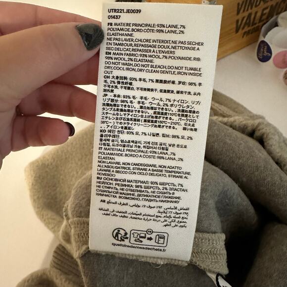 NEW Ami Paris Men's Argile Drawstring Waistband Trackpants Joggers Size XXL - Picture 12 of 16